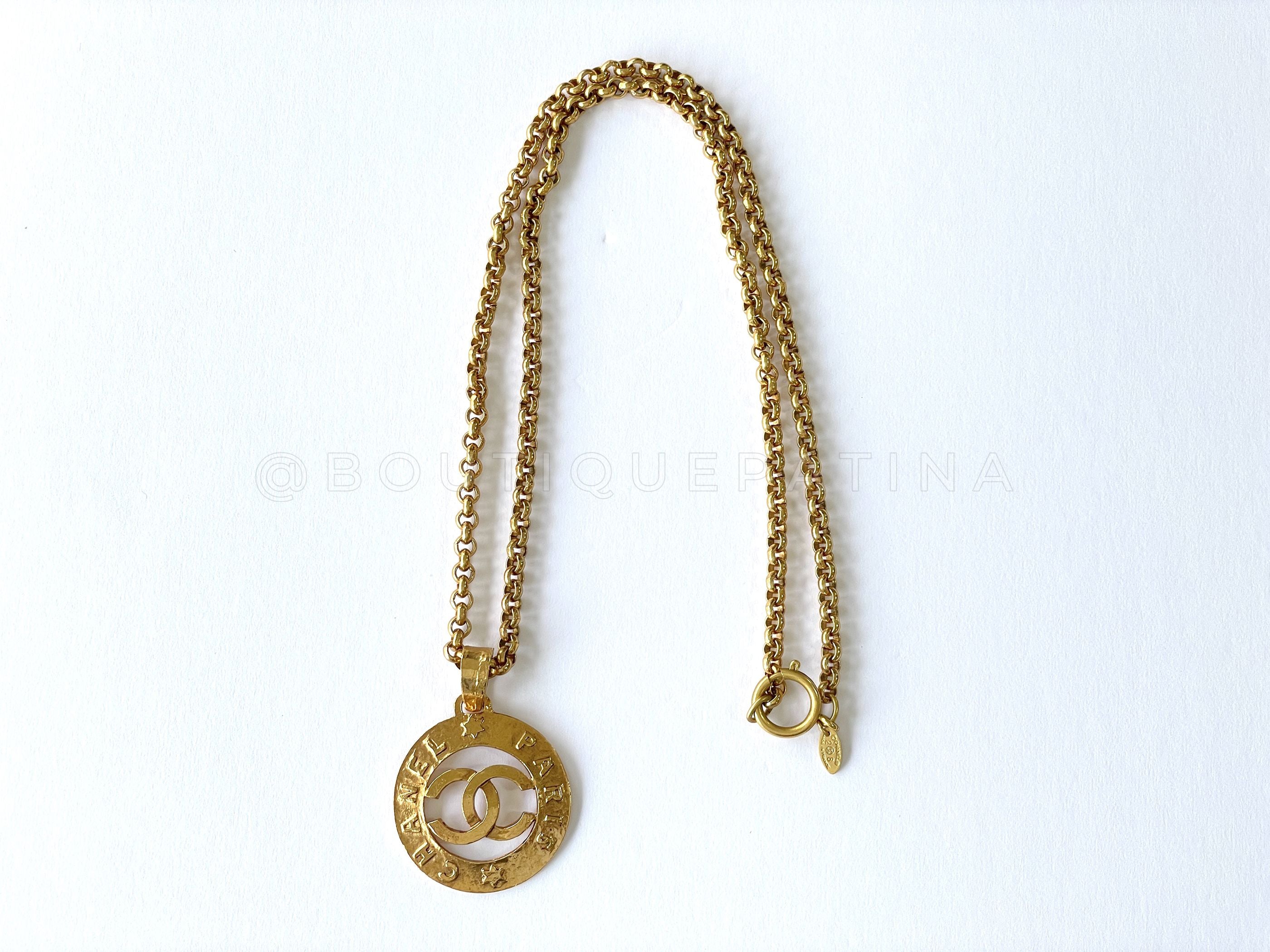 Chanel Vintage CC Medallion Long Necklace Collection 28
