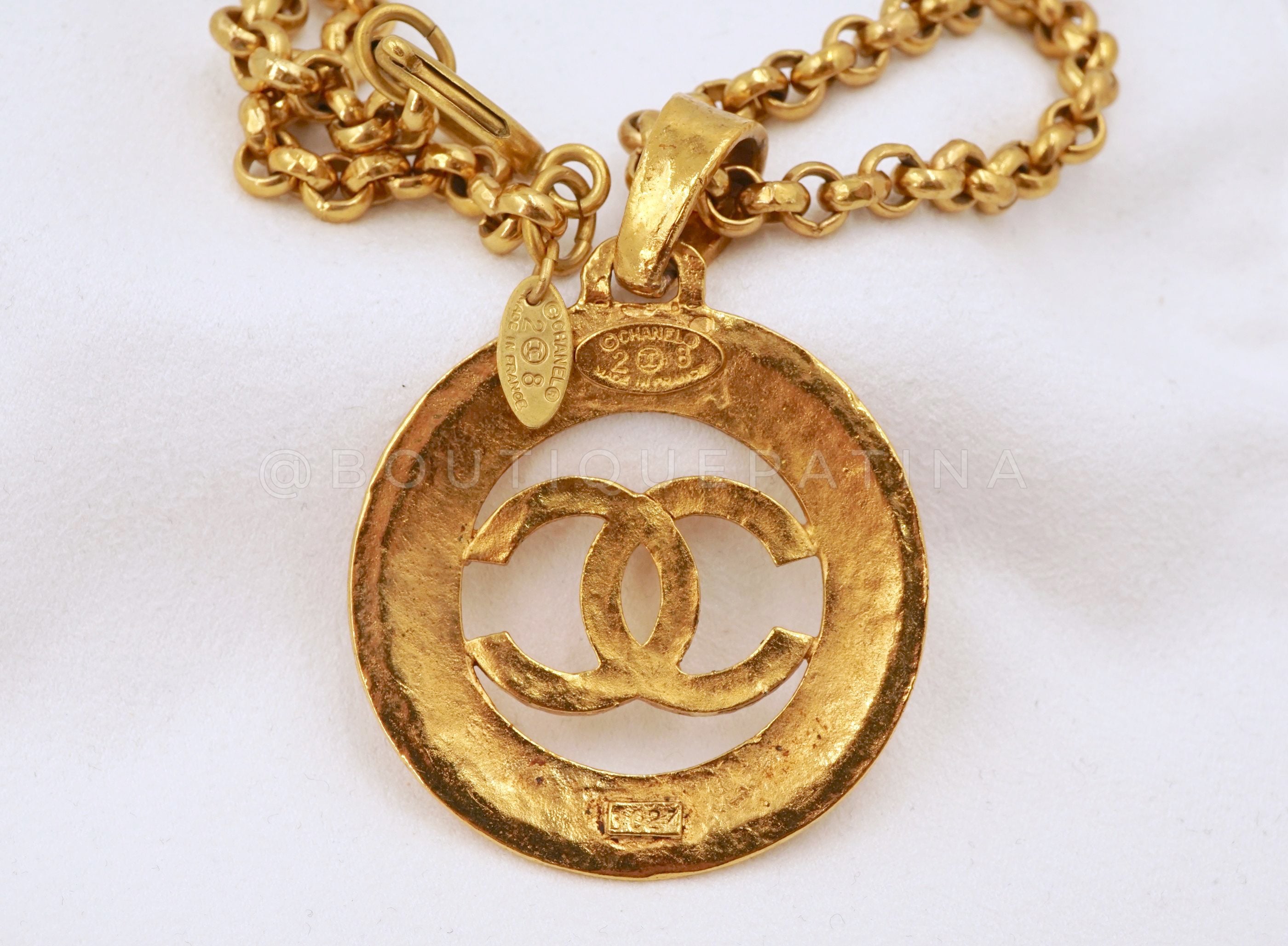 Chanel Vintage CC Medallion Long Necklace Collection 28