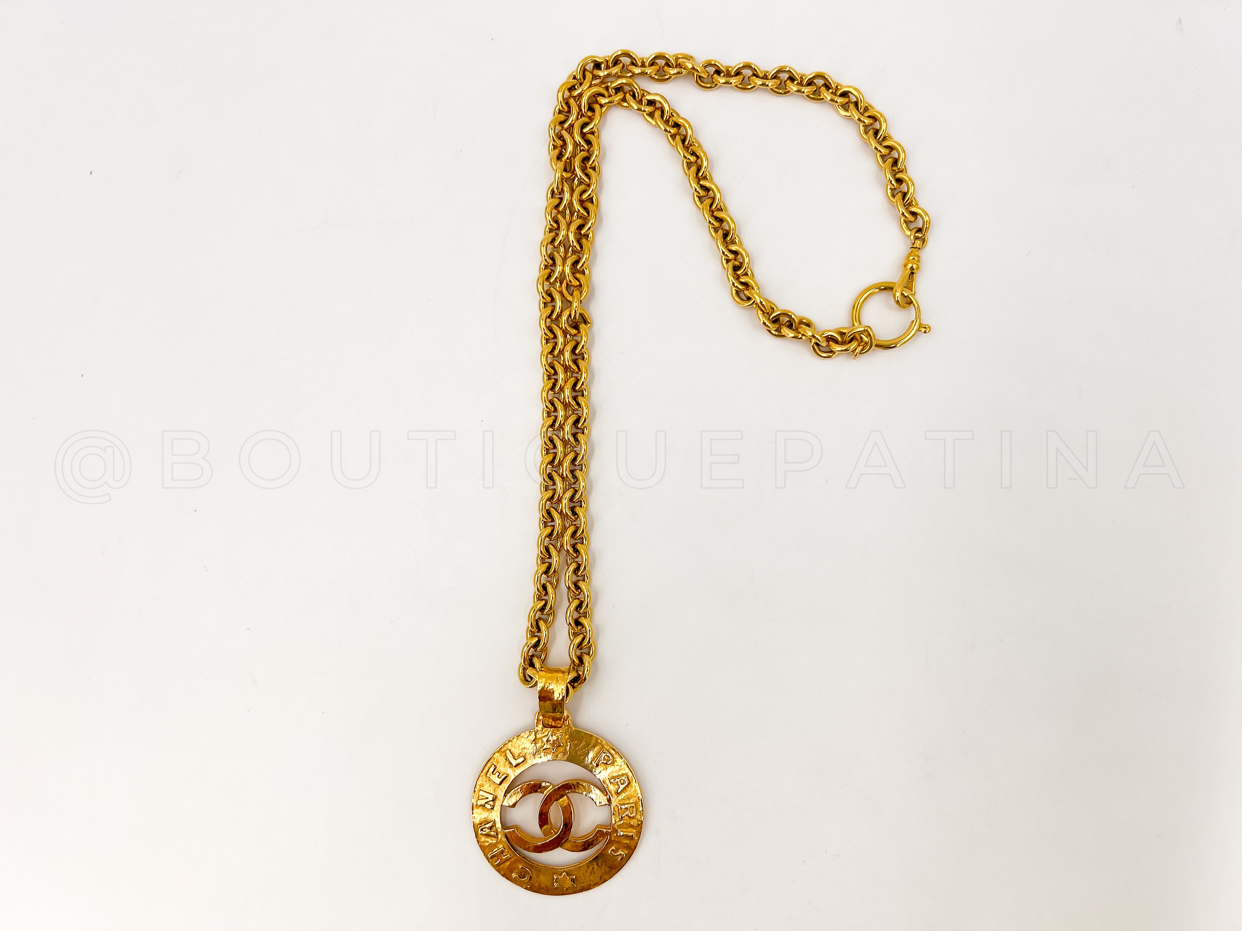 Chanel Vintage CC Medallion Long Necklace Collection 28