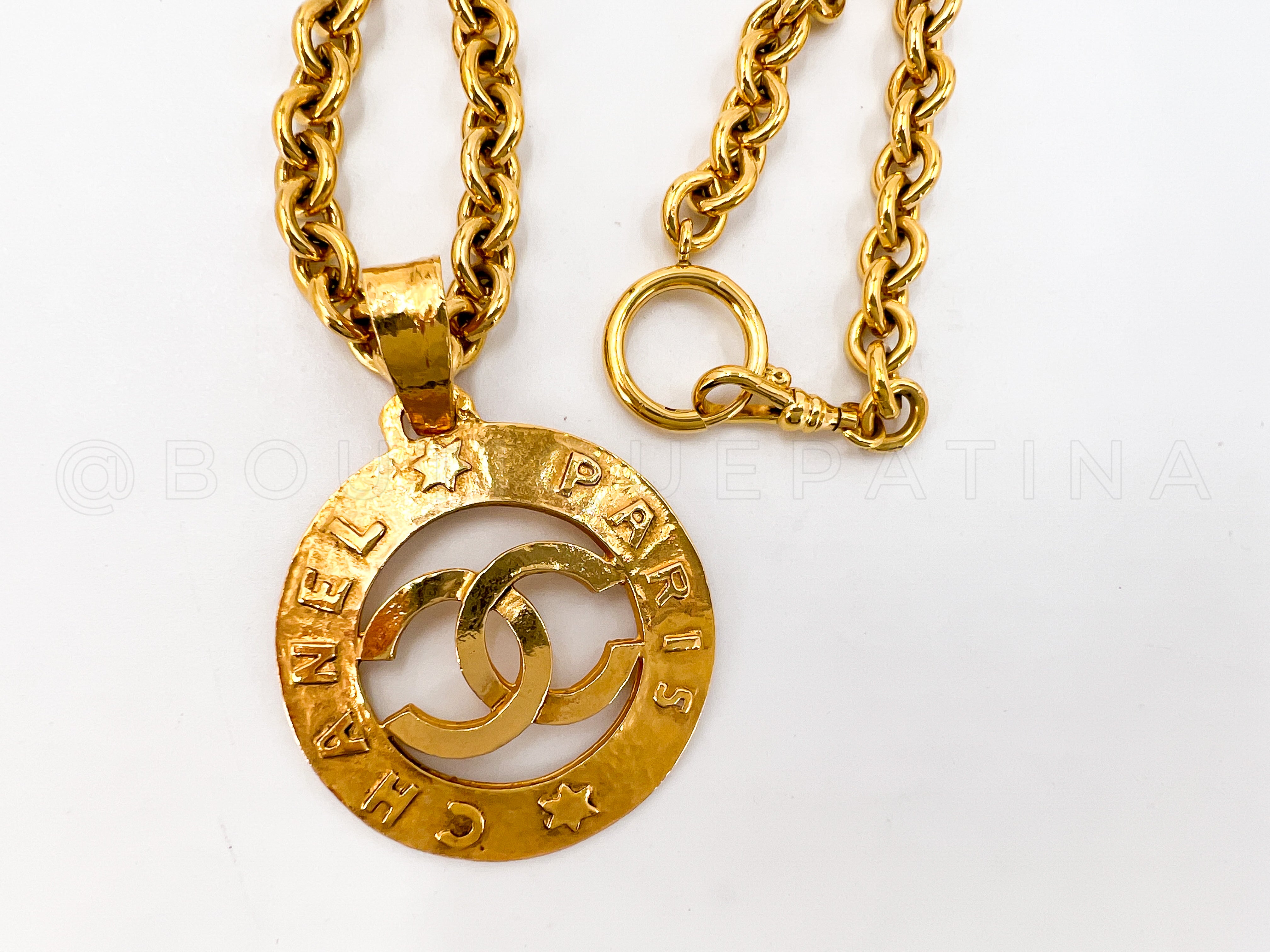 Chanel Vintage CC Medallion Long Necklace Collection 28