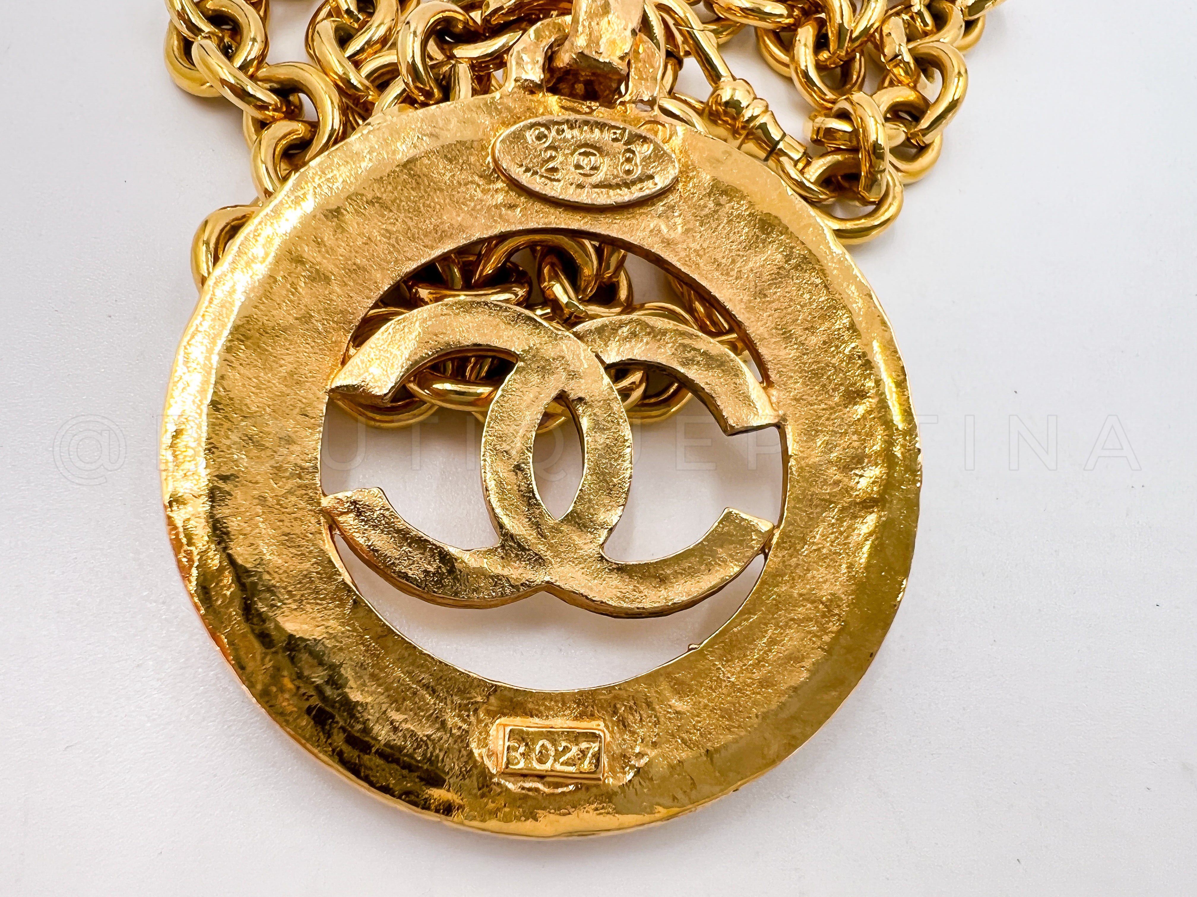 Chanel Vintage CC Medallion Long Necklace Collection 28