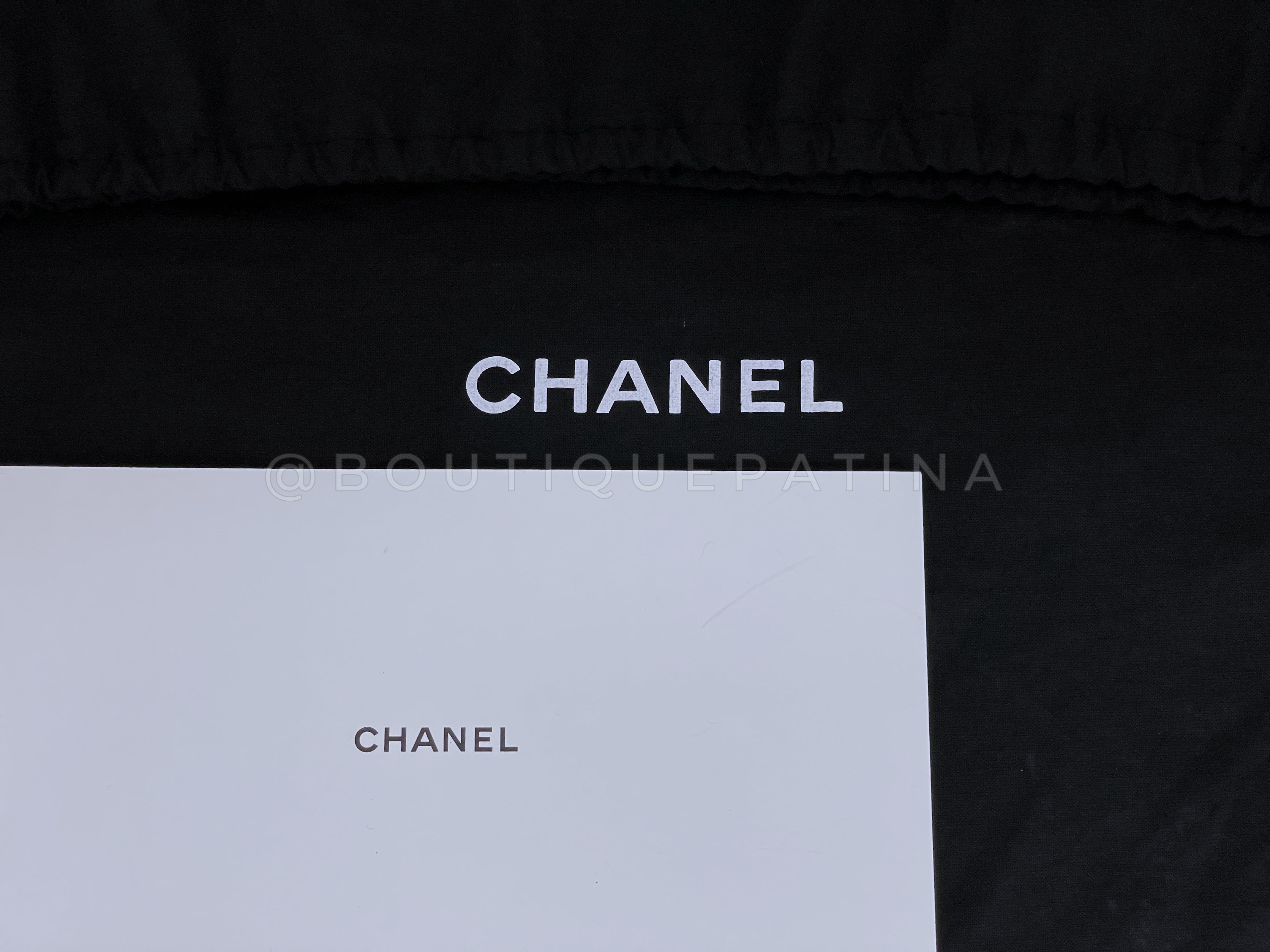 Chanel Black XXL Airline Travel Giant Flap Bag RHW