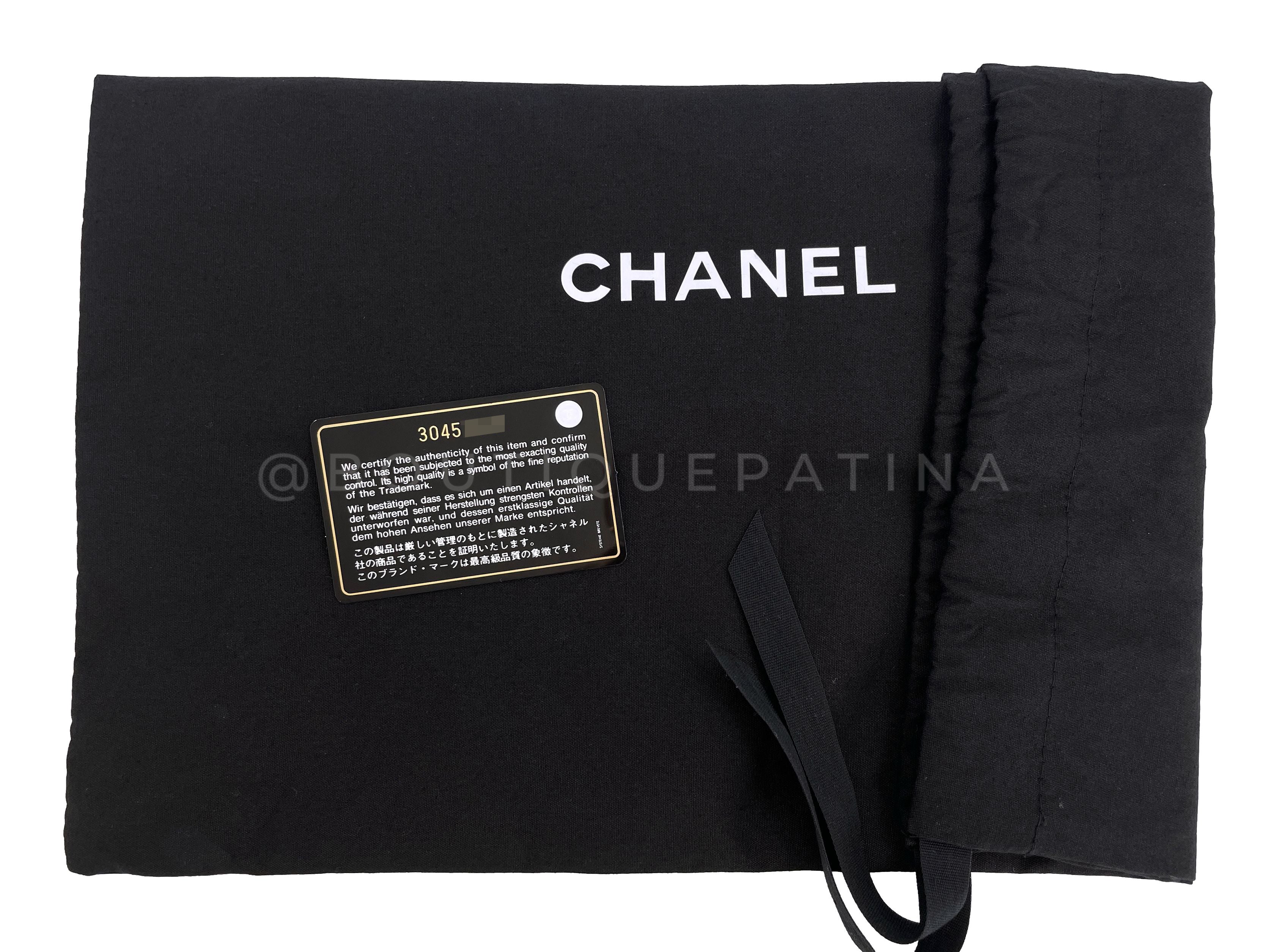 Chanel 2020 Shearling Fantasy Tweed Jumbo Classic Flap Bag GHW