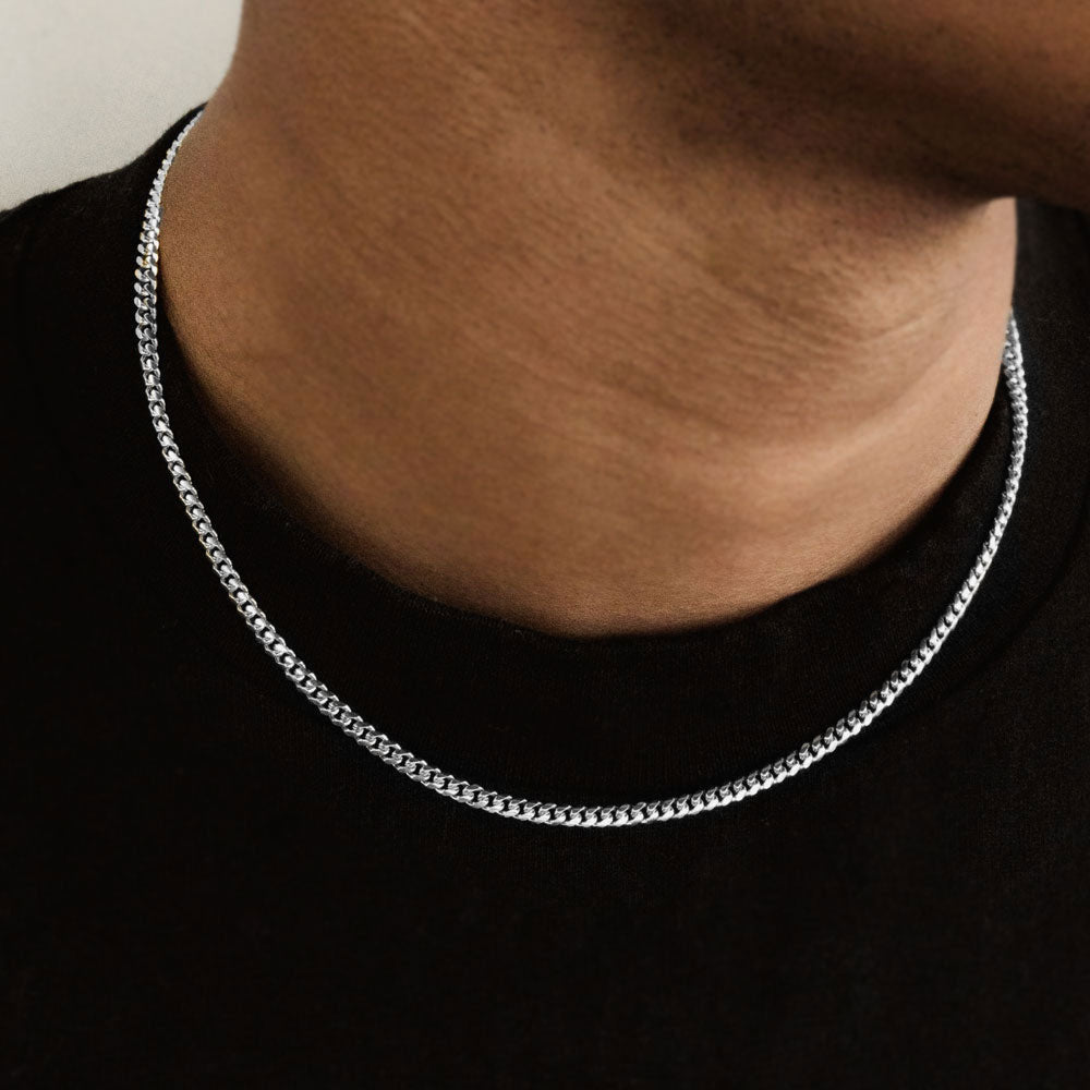 Silver Cuban Link Chain .925 Sterling Silver