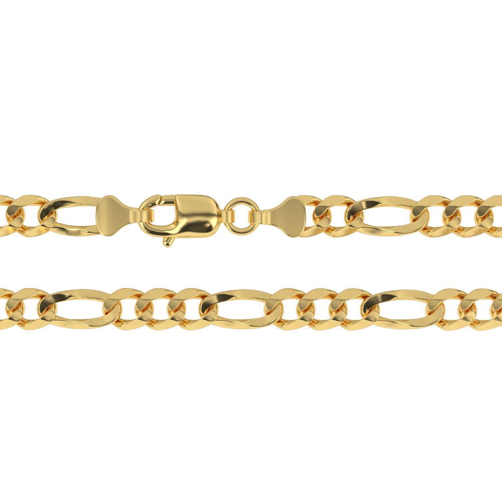 Solid Gold Figaro Chain