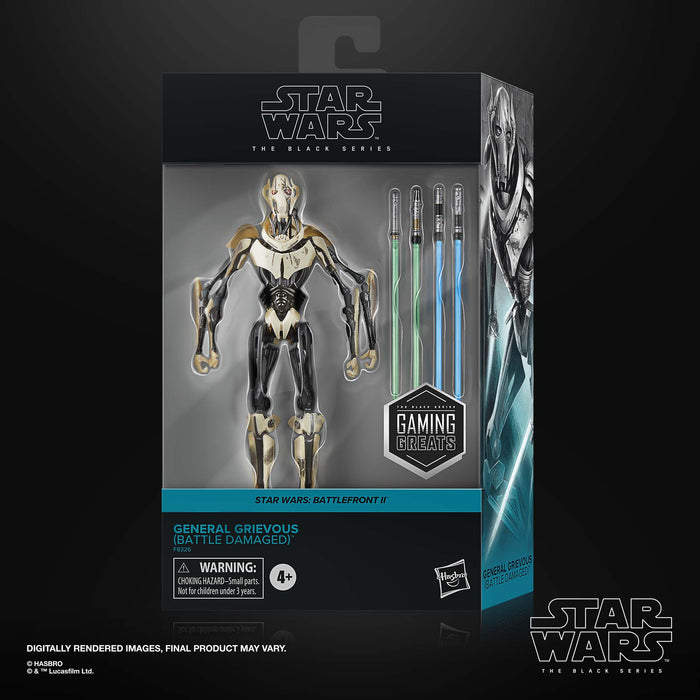 Hasbro F8326 Star Wars The Black Series——General Grievous(Battle Damagen)(Star Wars : Battlefront Ⅱ)