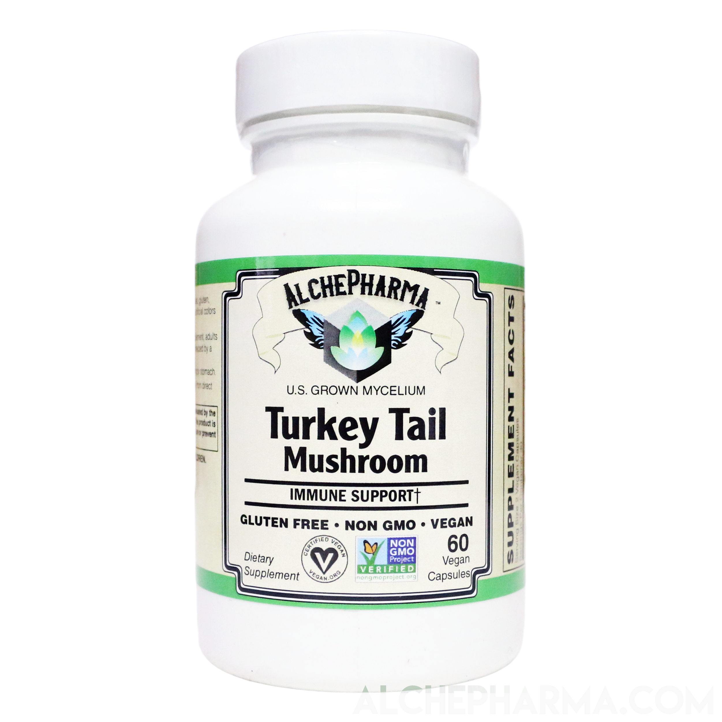 Turkey Tail Mushroom ( Organic Trametes Versicolor )  40% polysaccharides Vegan