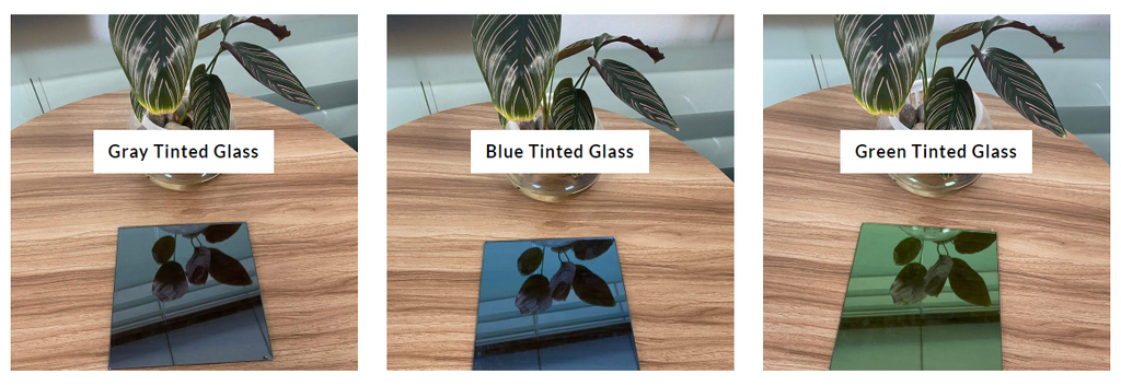 Colorful Tinted Clear Glass Keeps Privacy
