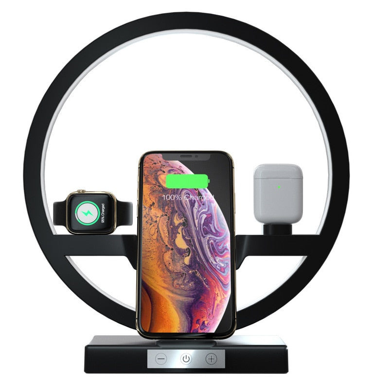 Fast Wireless Charger Dock for iPhone 11 Pro Max for Apple Watch