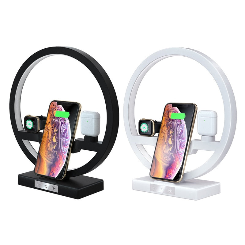 Fast Wireless Charger Dock for iPhone 11 Pro Max for Apple Watch