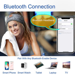 Wireless Bluetooth Headband Side Sleeper Music Phone(Buy 2 Free Shipping)