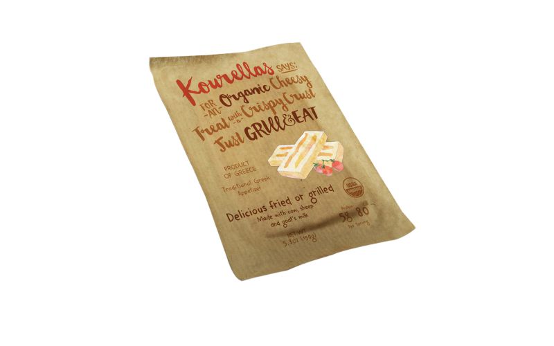 Kourellas Organic Grill & Eat Halloumi Cheese 5.3 Oz