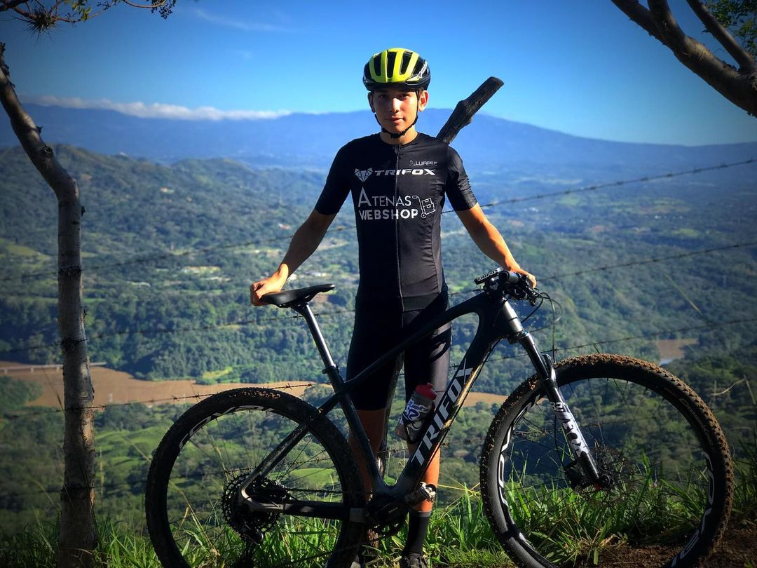 Cycling with Trifox Carbon Fiber Mountain Bike