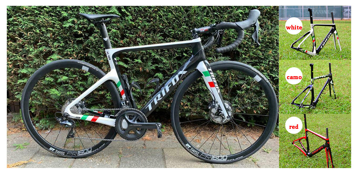 Trifox Carbon Fiber cadre route X10 banner