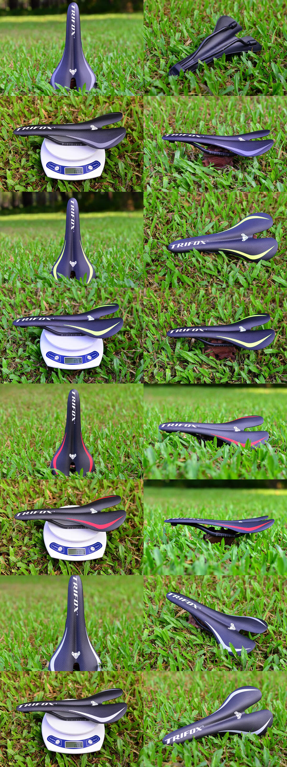 TRIFOX Full Carbon Fiber Bike Saddle CS100 Real Shot