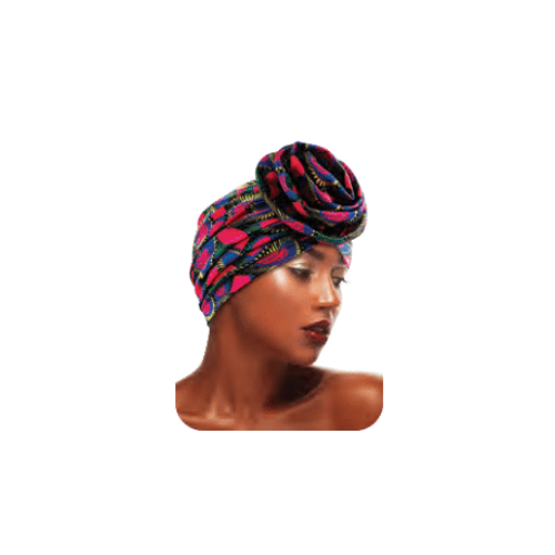 Beauty Town African Pattern Twist Head Wrap Bonnet Cap Assorted #21998