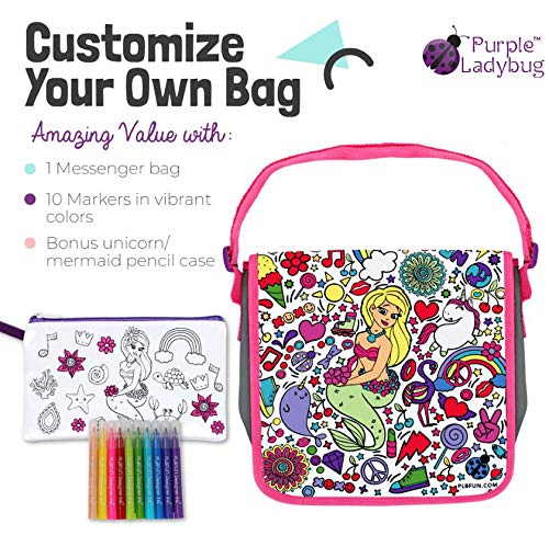 ColorMe Mermaid Messenger Bag