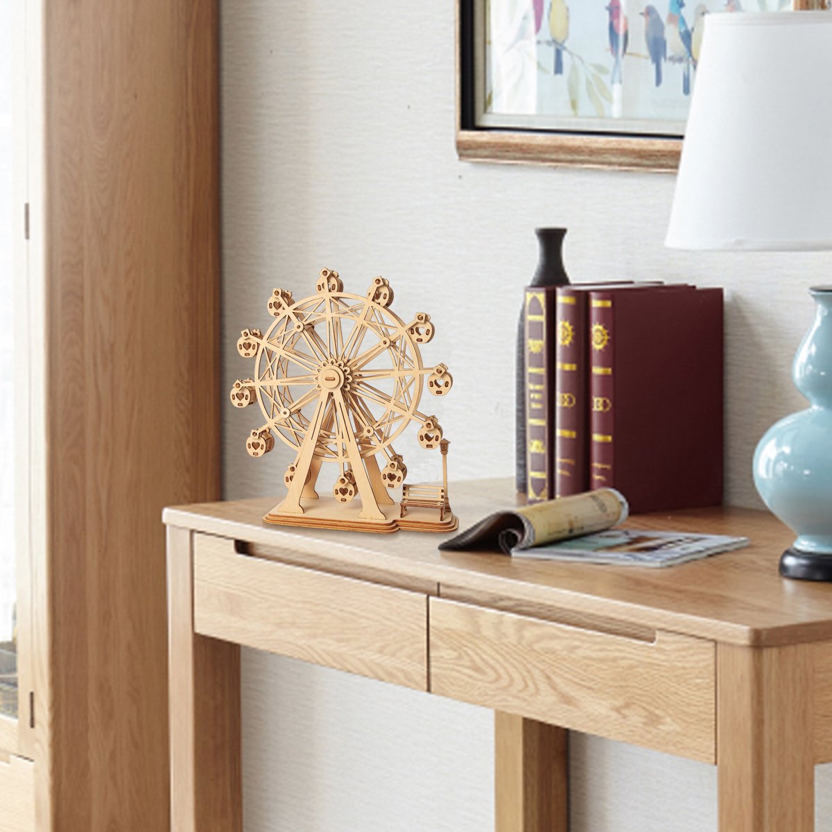 Wooden Ferris Wheel DIY Model Puzzle