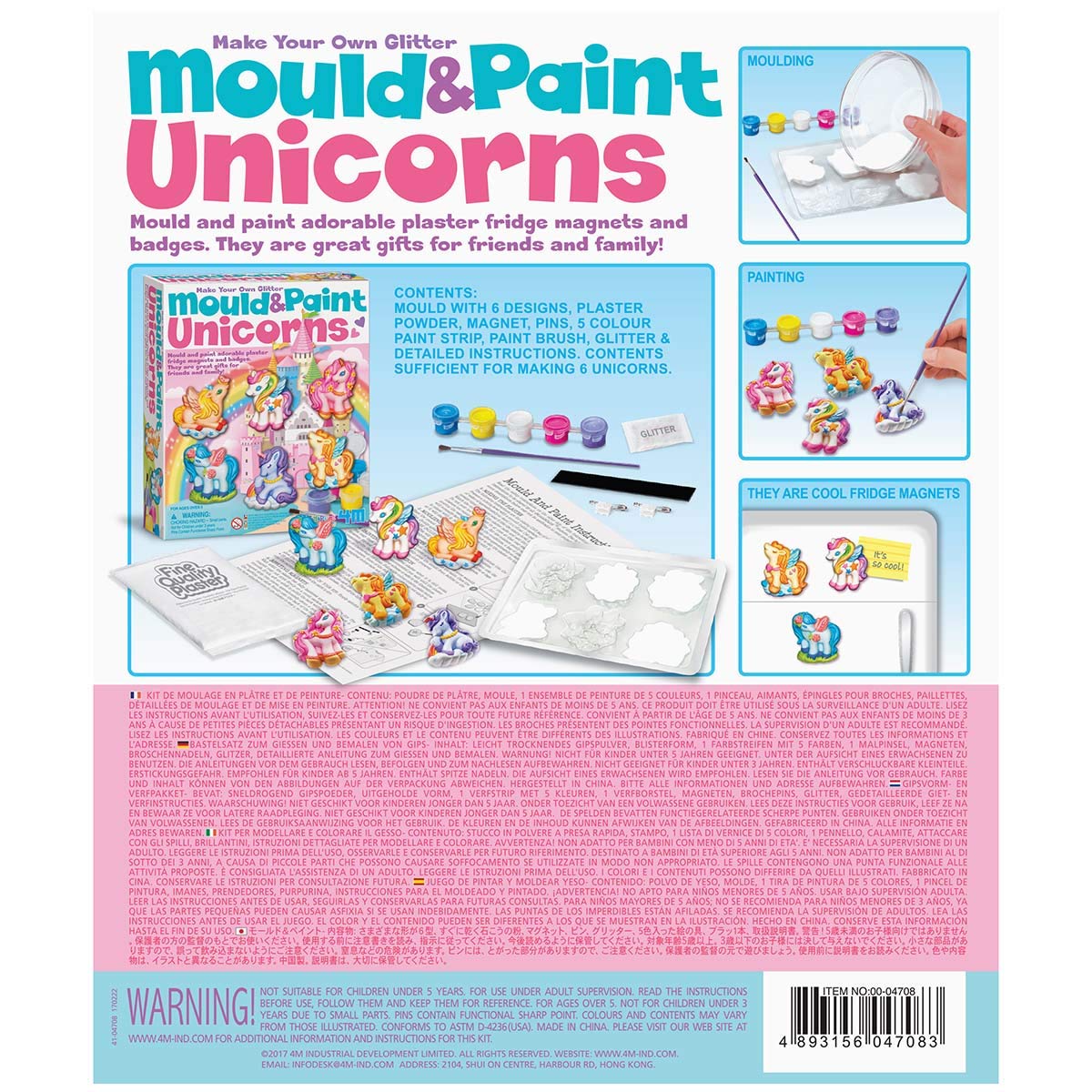 Unicorns Mold & Paint Kit