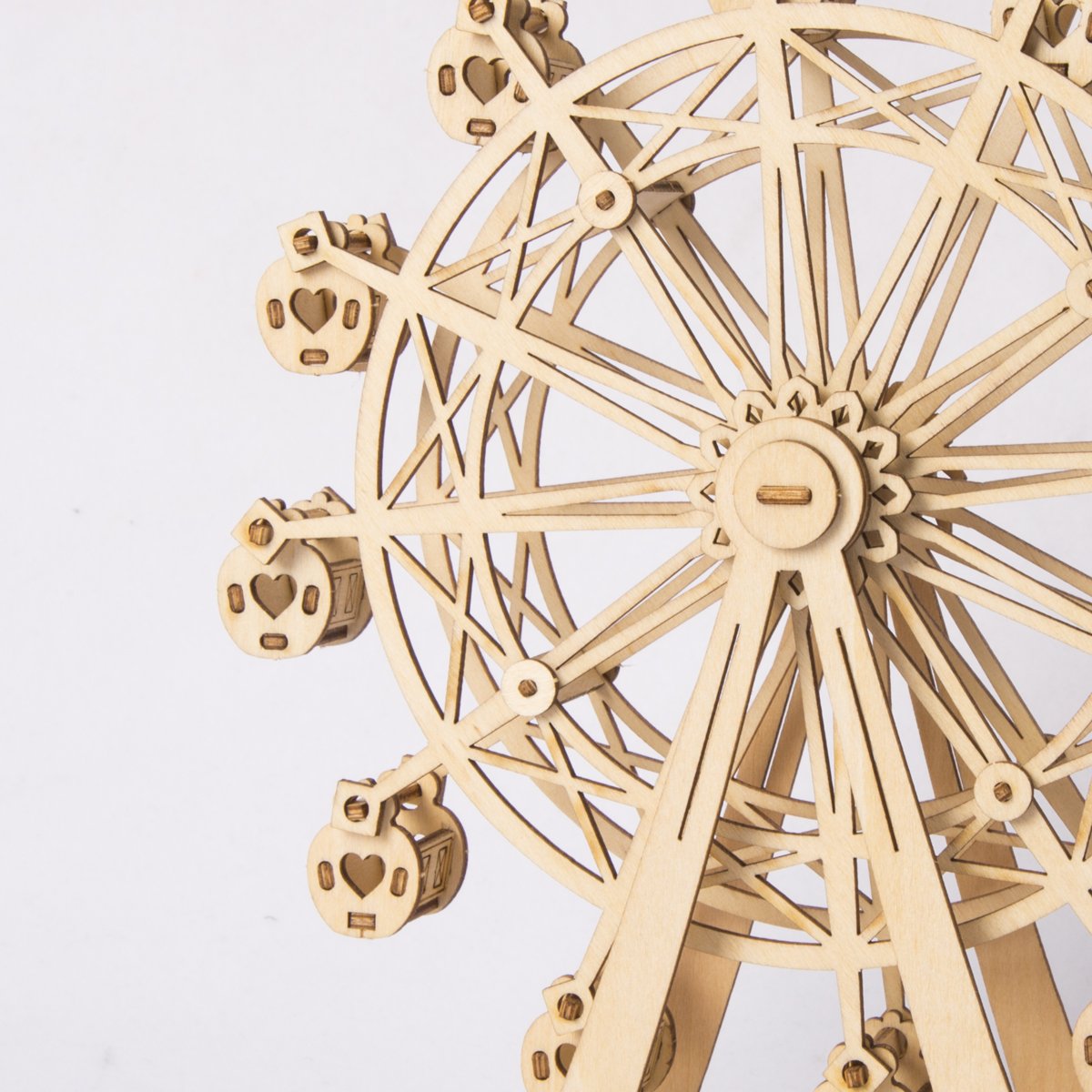 Wooden Ferris Wheel DIY Model Puzzle