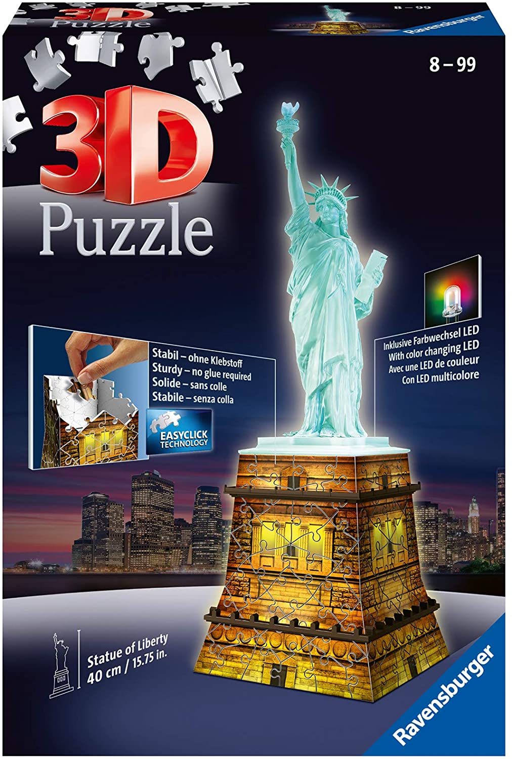 Two Icons of Liberty 3D Puzzles