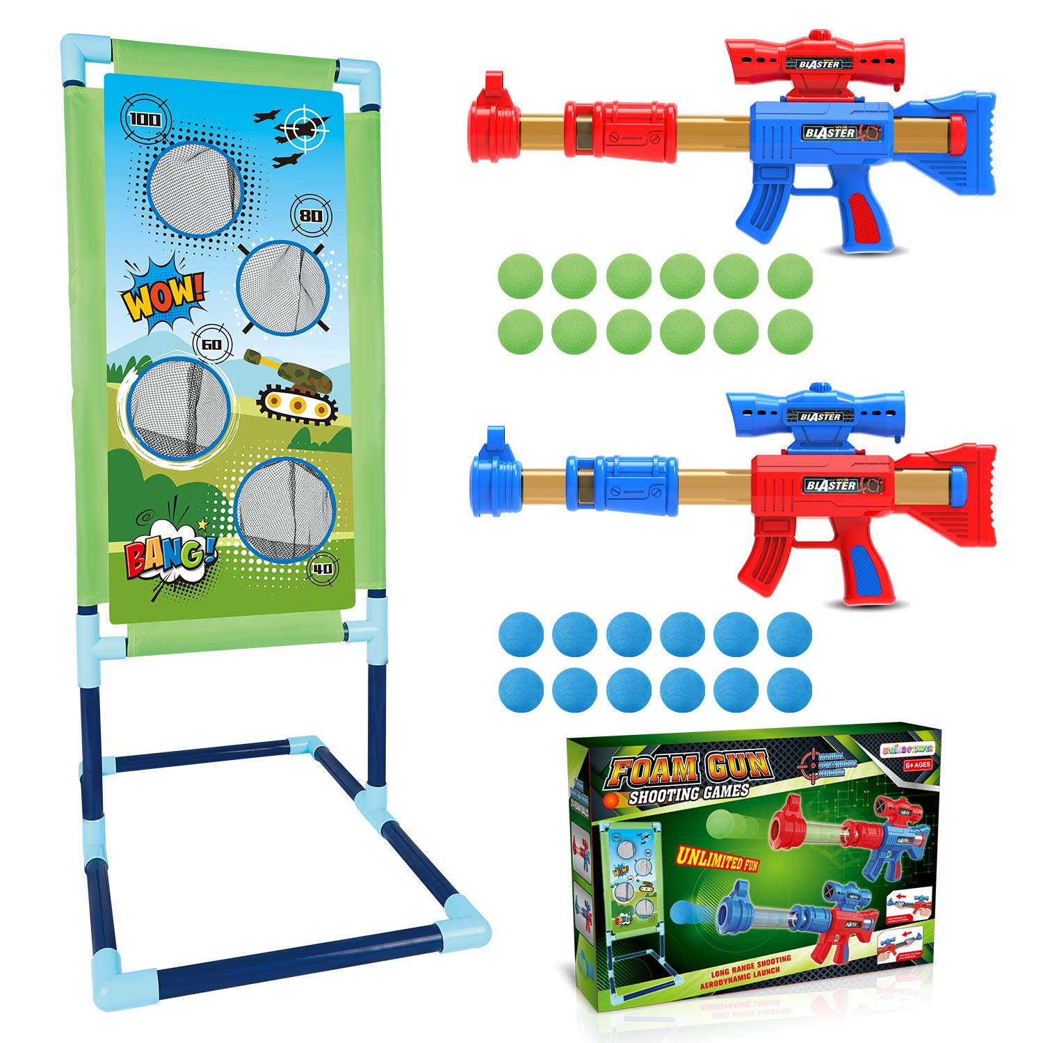 Family Foam Shooting Game Toy, Nerf Toys Compatible