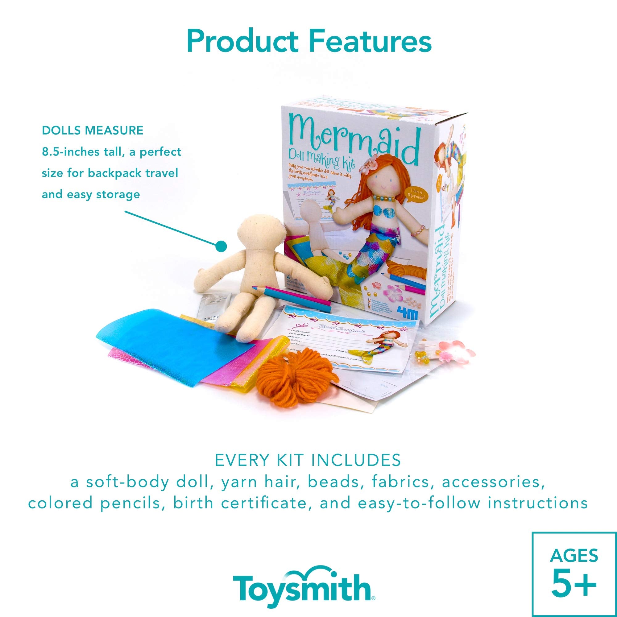 The Mermaid Doll DIY Kit