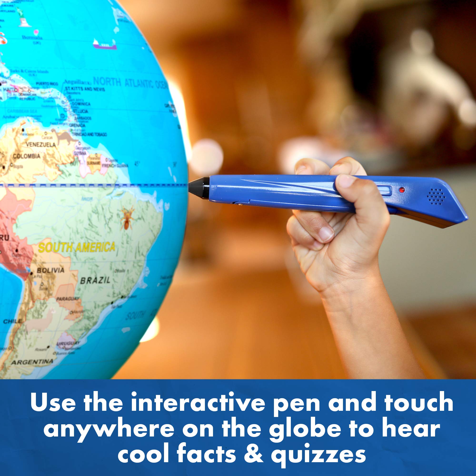 Talking Interactive Globe with Talking Pen