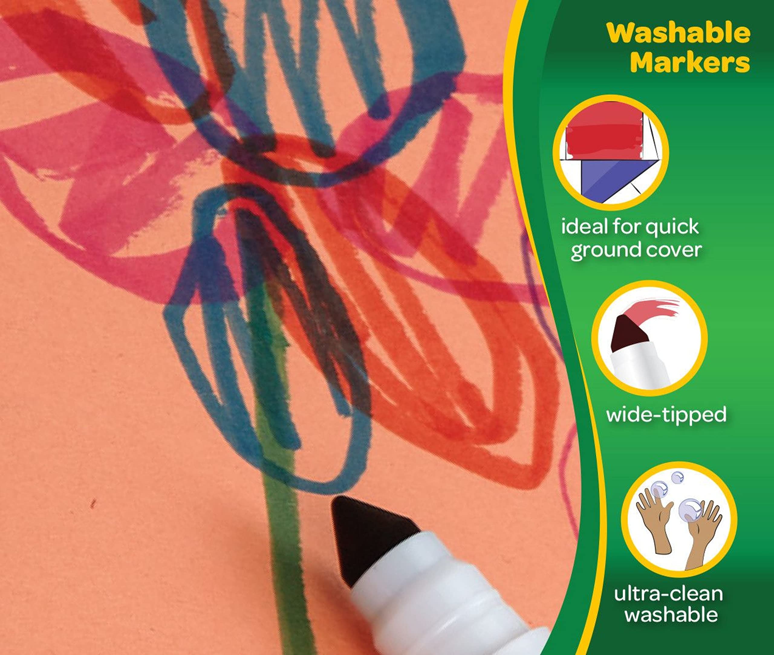 Crayola 64ct Washable Marker, Gel, Window & Board Markers Set