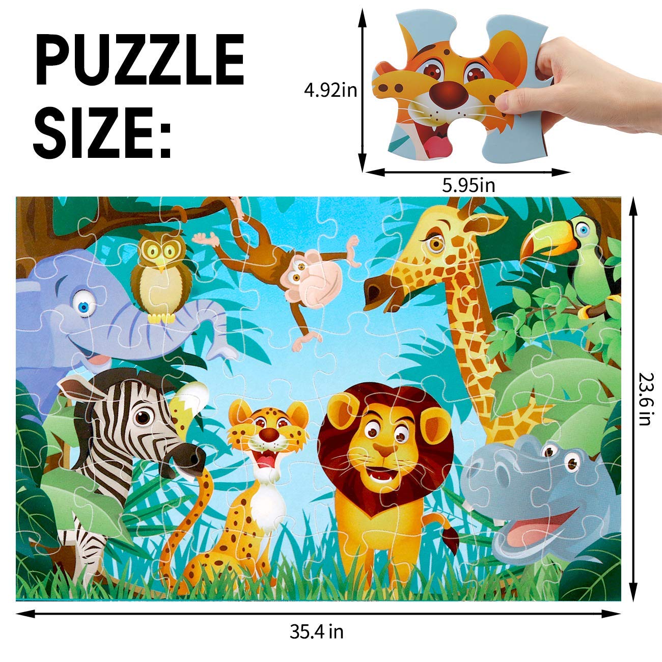 Educational Animal Kingdom Jigsaw Puzzle