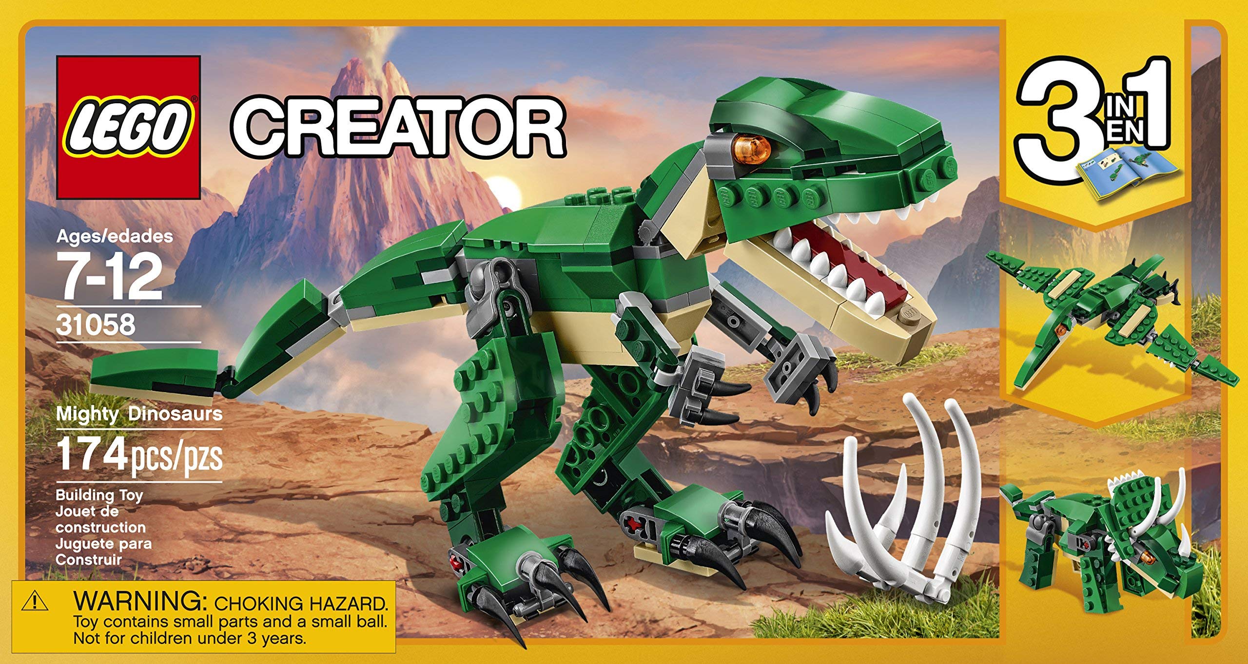 Build It Yourself 3 in 1 Dinosaur Set