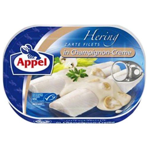 Herring in Champignon Creme 200g (Appel)