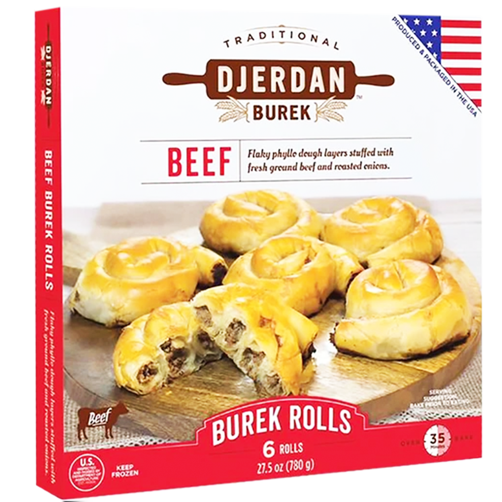 Burek with Beef 6 Rolls / Burek Zvrrkovi  780g (Djerdan)