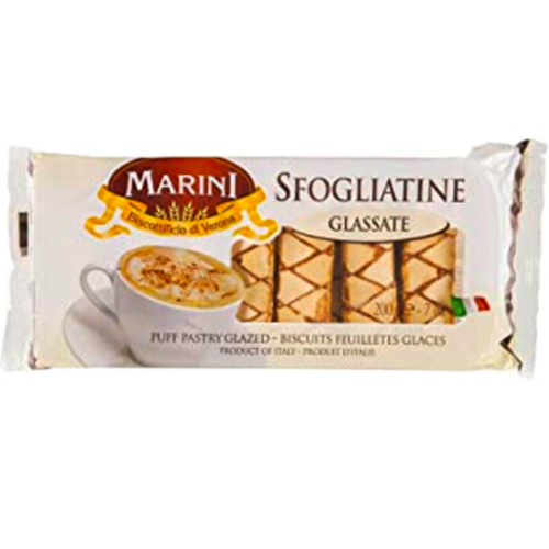 Sfogliatine Puff Pastry Glazed 200g (Marini)