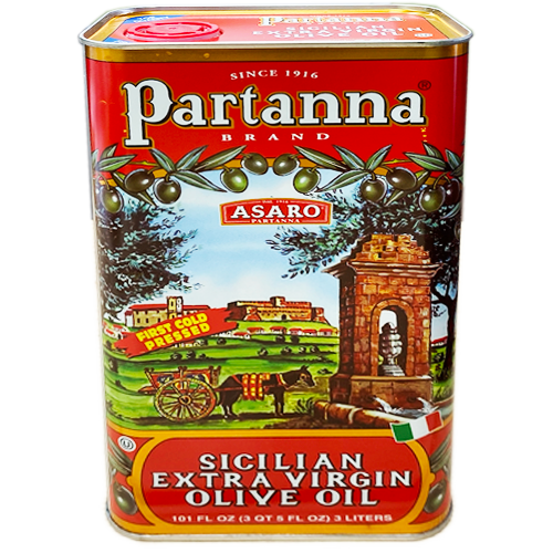 PARTANNA Sicilian Extra Virgin Olive Oil / Extra Djevicansko Maslinovo Ulje sa Sicilije 3L (Asaro)