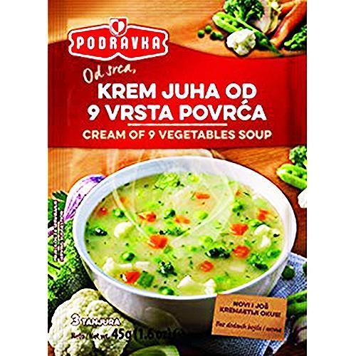 Cream of 9 Vegetable Soup 45g (Podravka)