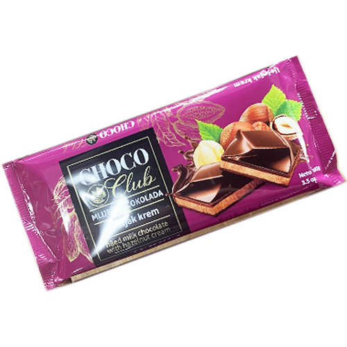 Choco Club HAZELNUT 100g (Vispak)