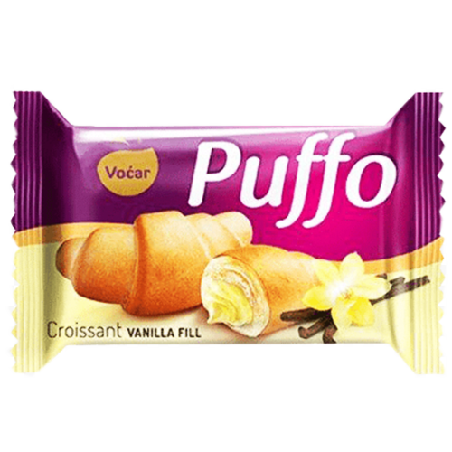 Puffo Vanila Croissants 55g (Vocar)
