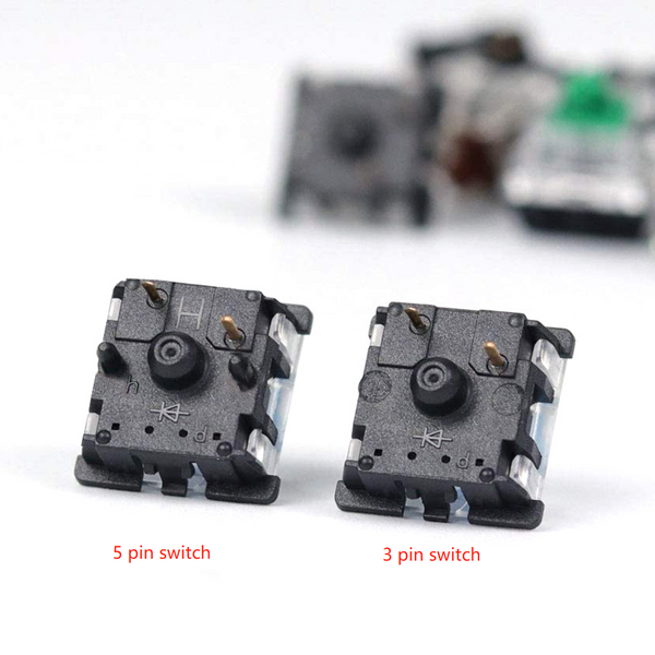 Comparison between 3pin switch and 5pin switch