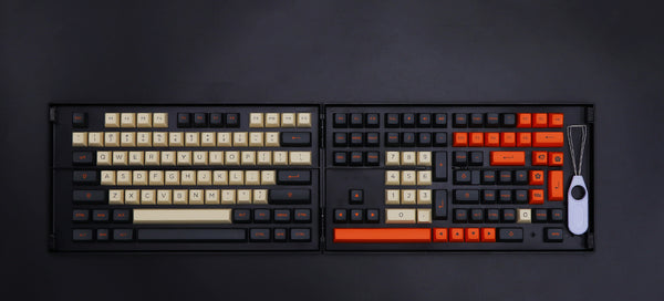 AKKO Carbon Retro Keycaps Set (ASA Keycap Profile)