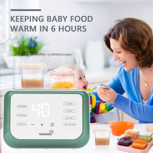 Blue Baby Bottle Warmer with LCD Display