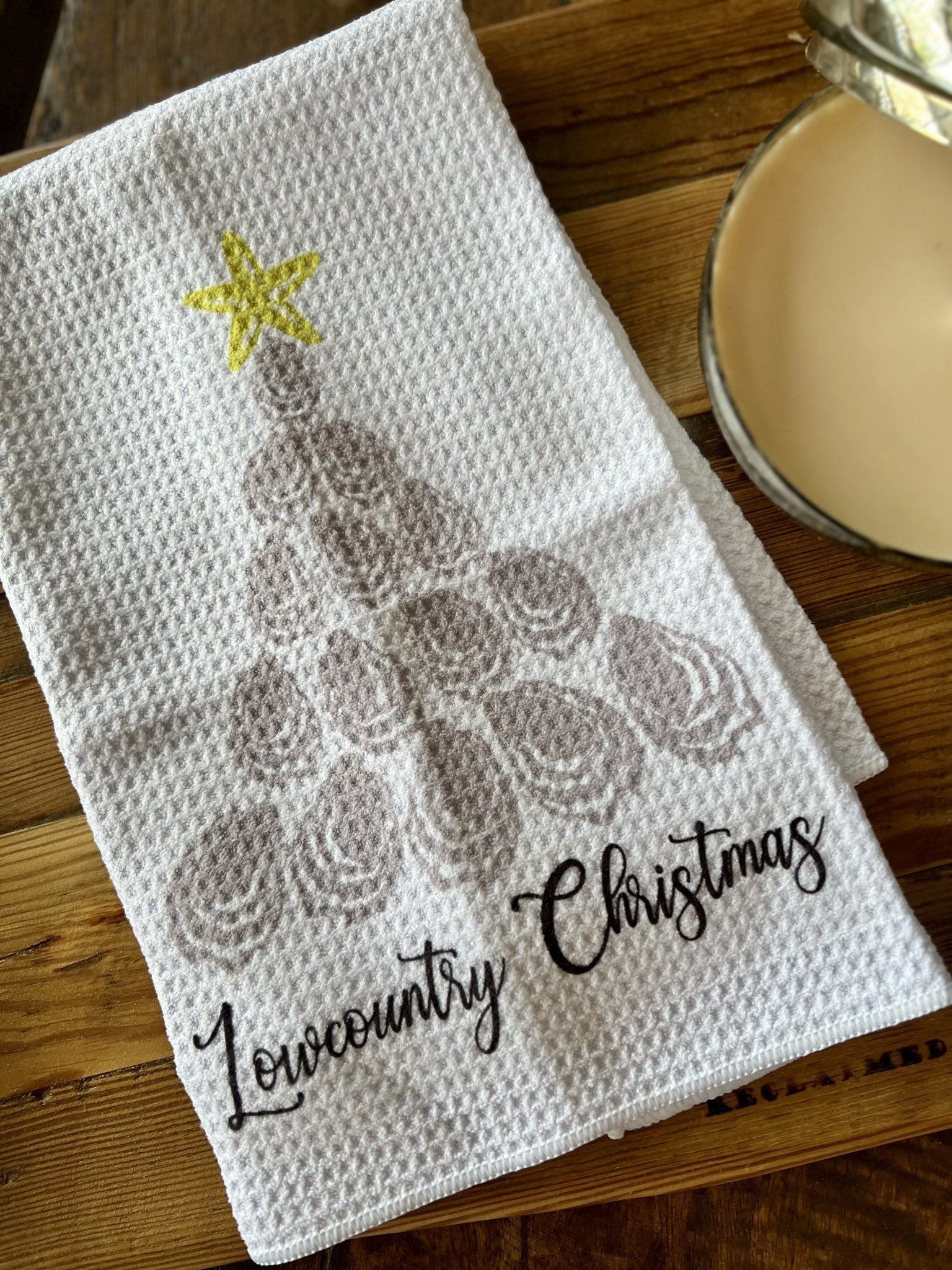 Holy City Creations Lowcountry Christmas Kitchen Towel