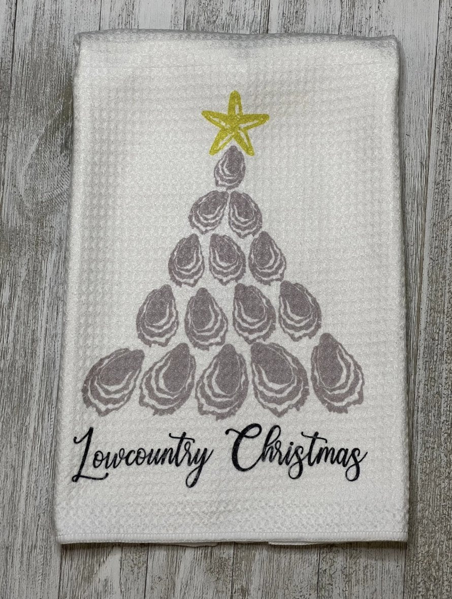 Holy City Creations Lowcountry Christmas Kitchen Towel