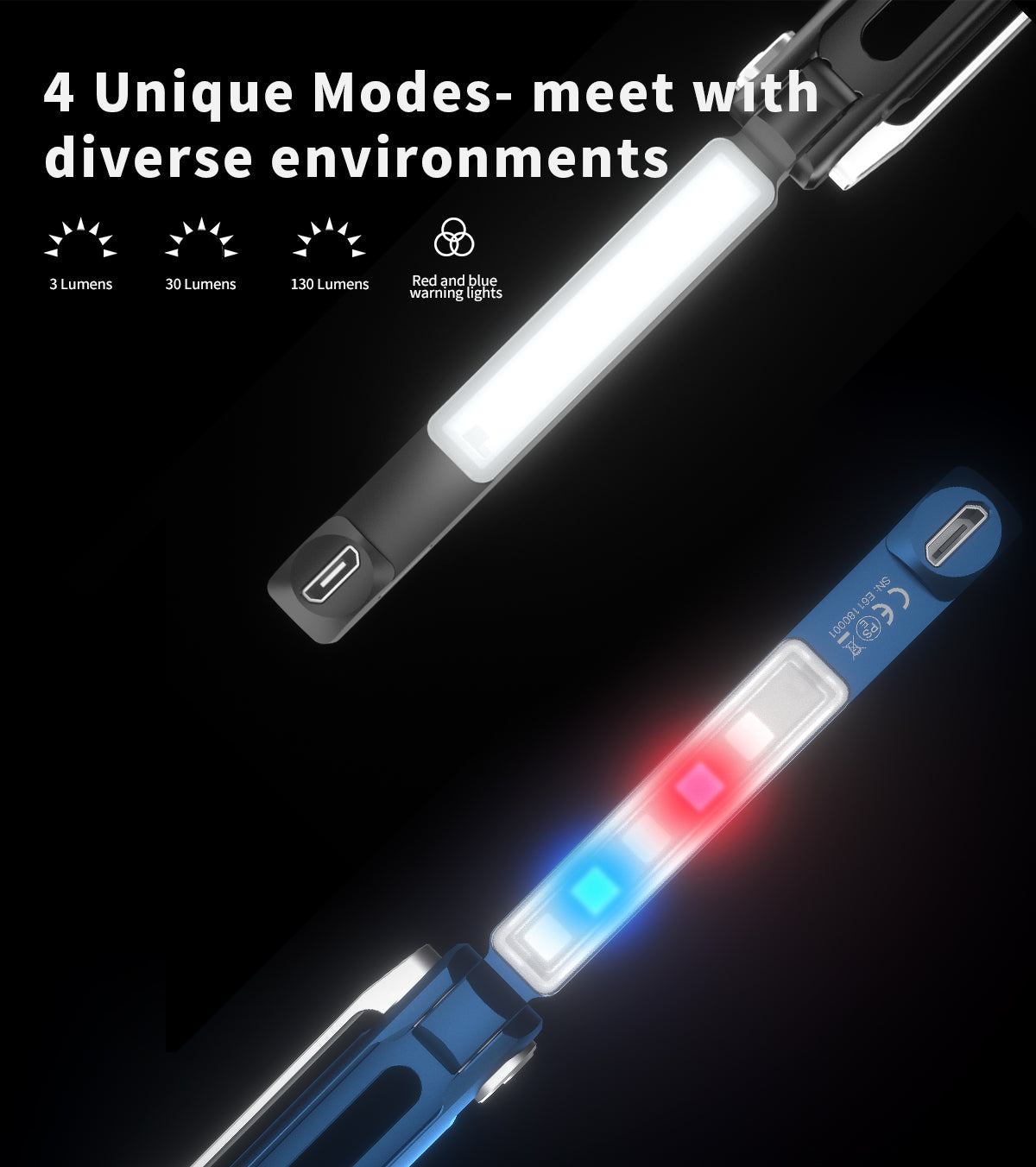 WUBEN Gecko E61 EDC Pen Rechargeable Multi-functional Cool Gadget Everyday Carry Penlight Flashlight 2021 Latest EDC Item