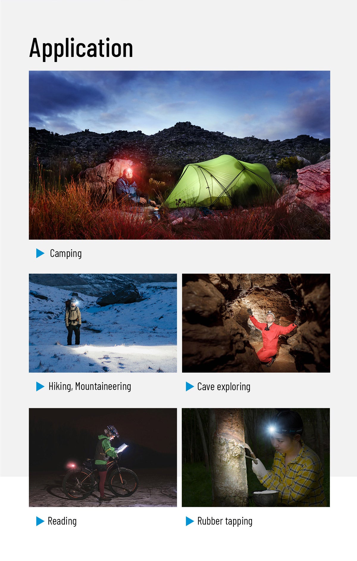 WUBEN H1 LED Headlamp Super Bright 1200 Lumens 18650 Battery USB Rechargeable IP68 Waterproof Portable Headlamp