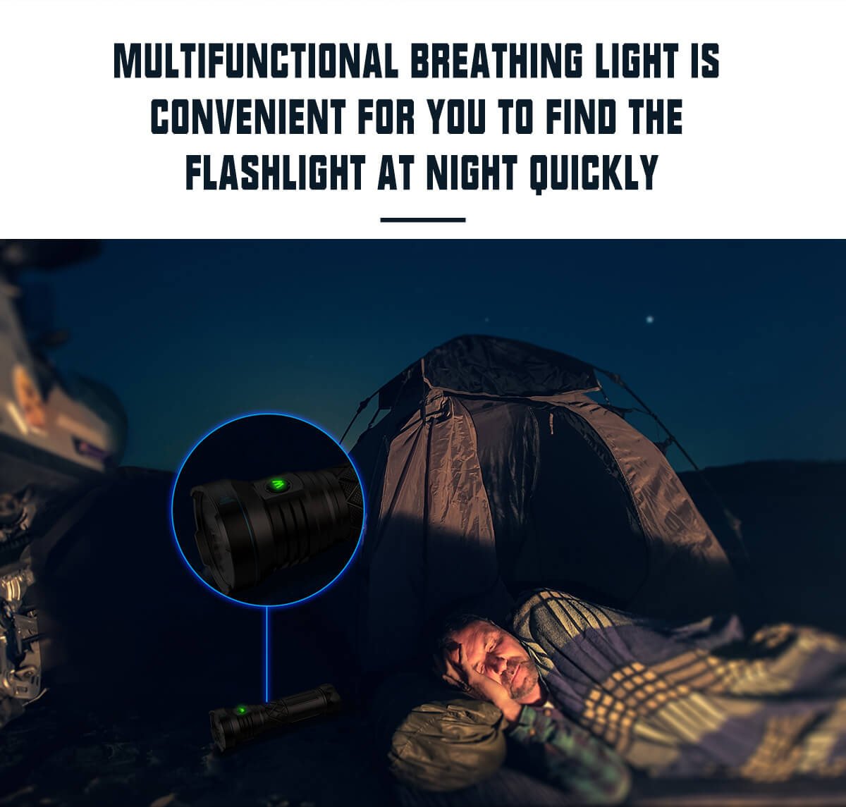 WUBEN A9 Flashlight 12000 Lumens High Power Brightest Rechargeable Waterproof Bright LED Flash light