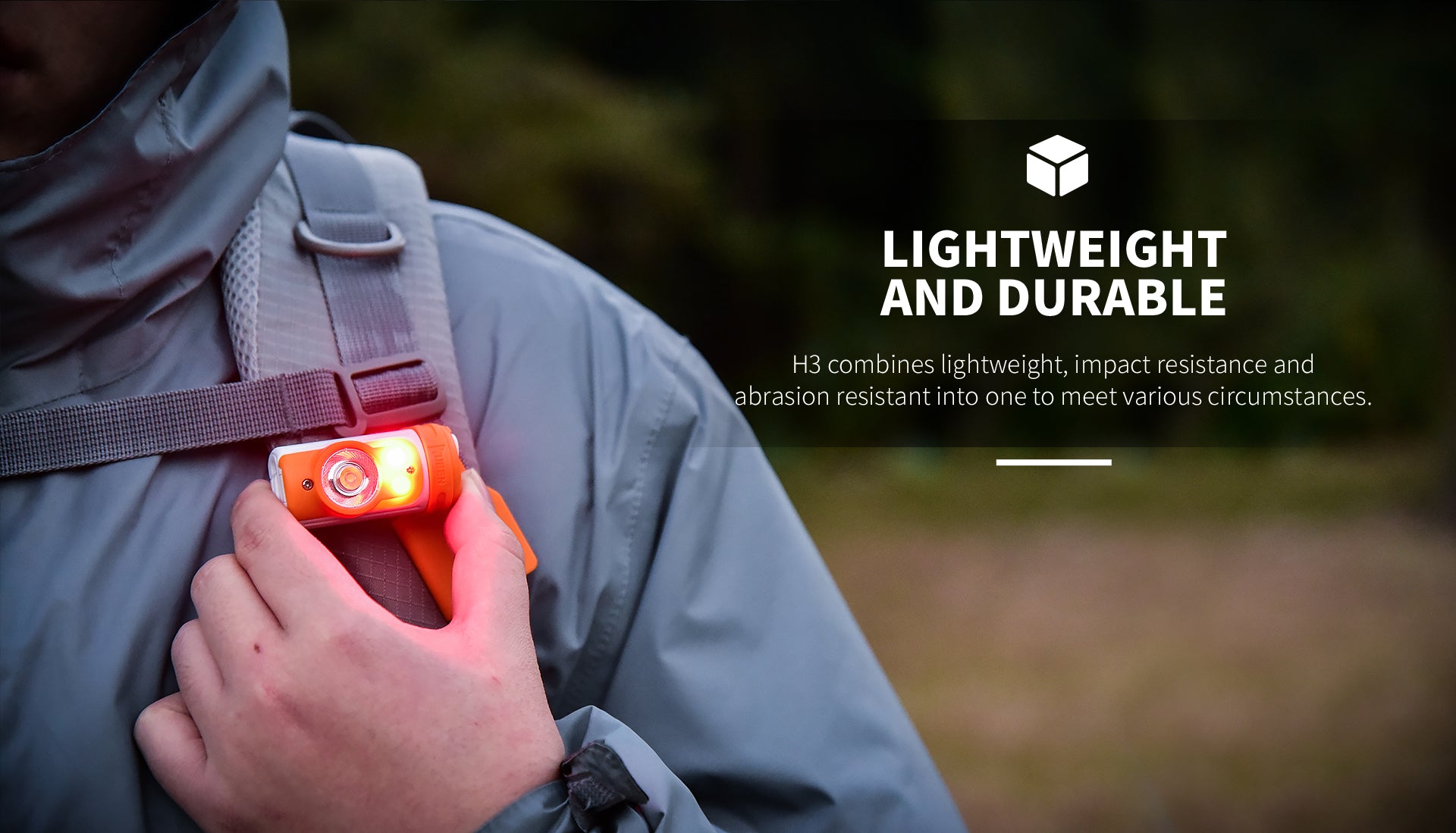 WUBEN H3 Headlamp 360° Rotatable and Light Weight Mini LED Head Lamp for Kids Women Men