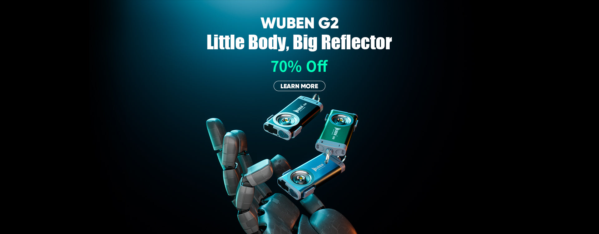 wuben G2 up to 70% off