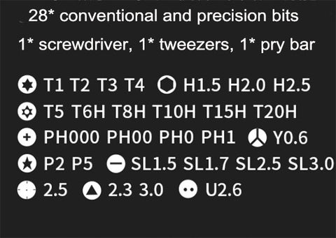Screwdriver Set 31 In 1 Precision Magnetic Screwdriver Head Detachable Phillips Hexagonal Mobile DIY Phone PC Repair Tool tool storage cabinets