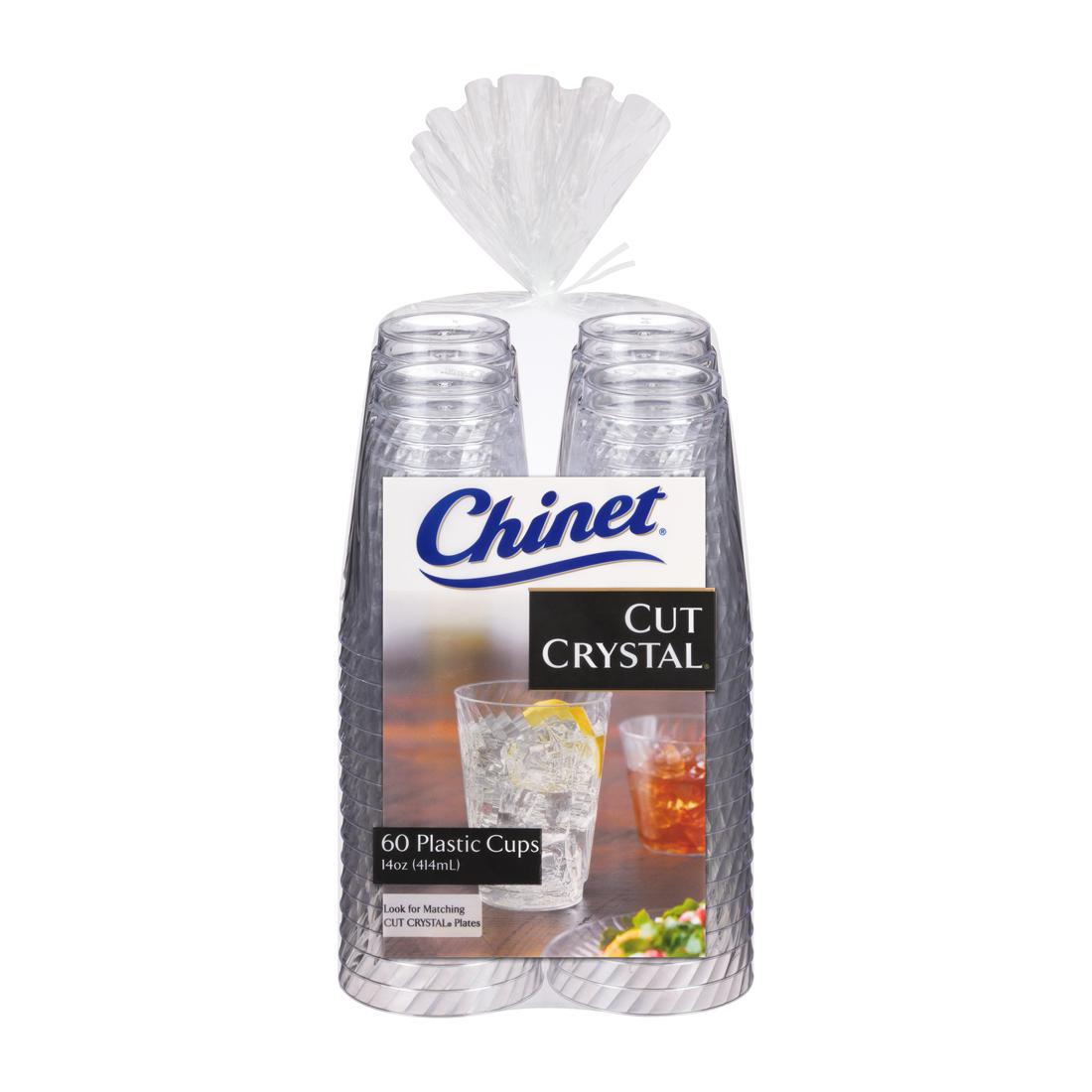 Chinet 14-Oz. Crystal Cups, 60 ct. - Clear